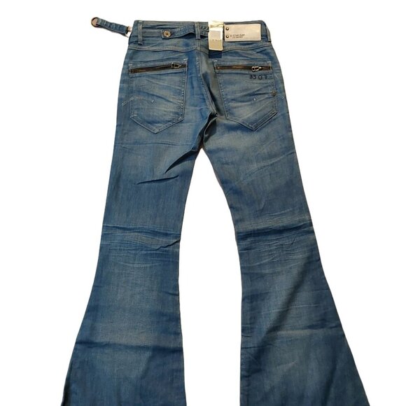 G-Star Raw SE District Super Bell Maver Denim 3D Vintage Blue Jeans Sz 26 NWT - Picture 7 of 15